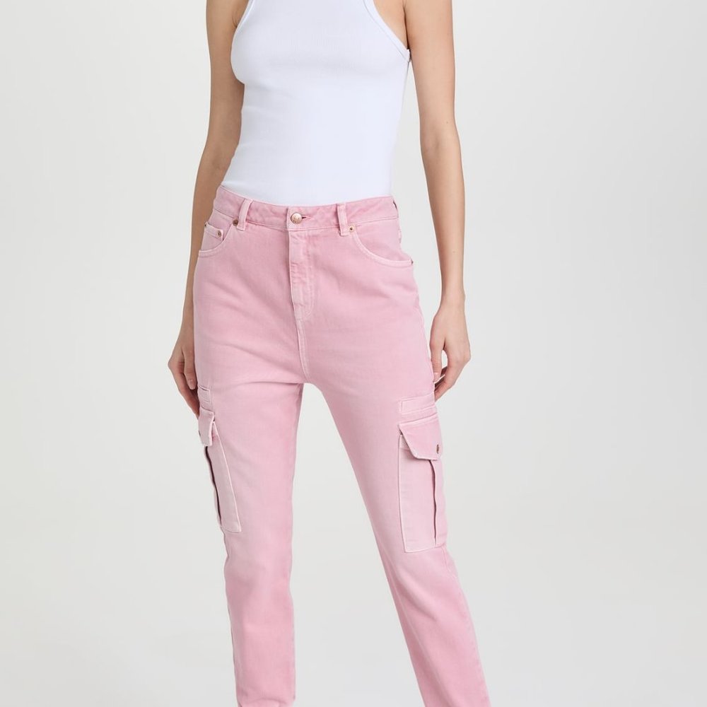 SER.O.YA Veronica Jean Joggers in Vintage Blush Pink - Picture 8 of 11